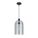 Lochemeade One Light Pendant in Natural Black Iron (47|19204)