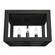 Squire Manor Four Light Flush Mount in Matte Black (47|19088)