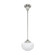 Saddle Creek One Light Mini Pendant in Brushed Nickel (47|19026)