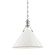 Painted No.2 One Light Pendant in Polished Nickel/Off White (70|MDS352-PN/OW)