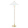 Flare Two Light Floor Lamp in Aged Brass (70|L1399-AGB)