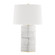 Borneo One Light Table Lamp in Aged Brass/Stripe Combo (70|L1376-AGB/ST)