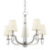 Dayton Five Light Chandelier in Polished Nickel (70|985-PN-WS)