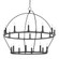 Howell 20 Light Chandelier in Aged Iron (70|9549-AI)