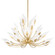 Blossom 28 Light Chandelier in Gold Leaf (70|4856-GL)