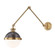 Latham One Light Swing Arm Wall Sconce in Aged/Antique Distressed Bronze (70|4011-ADB)