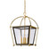 Hollis Four Light Pendant in Aged Brass (70|3618-AGB)