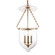 Hampton Three Light Pendant in Aged Brass (70|254-AGB-C1)