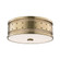 Gaines Three Light Flush Mount in Aged Brass (70|2206-AGB)