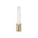 Pylon One Light Wall Sconce in Aged Brass (70|2141-AGB)