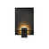 Aperture One Light Wall Sconce in Dark Smoke (39|217510-SKT-07-ZB0292)