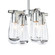 Eos Four Light Semi-Flush/Pendant in Vintage Platinum (39|131062-SKT-MULT-82-ZM0718)