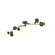 Sprig Five Light Semi-Flush Mount in Natural Iron (39|128715-SKT-20-GG0639)