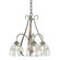 Sweeping Taper Three Light Chandelier in Sterling (39|101441-SKT-85-LL0001)