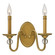 Eleanor LED Wall Sconce in Heritage Brass (13|4952HB)