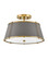 Clarke LED Semi-Flush Mount in Lacquered Dark Brass (13|4893LDB)