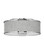 Halo Heathered Gray LED Foyer Pendant in Brushed Nickel (13|42007BN)