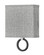 Link Heathered Gray LED Wall Sconce in Brushed Nickel (13|41201BN)