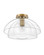 Lotus LED Semi-Flush Mount in Heritage Brass (13|39061HBR)