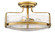 Harper LED Semi-Flush Mount in Heritage Brass (13|3643HB-CS)
