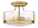 Harper LED Semi-Flush Mount in Heritage Brass (13|3641HB-CS)