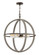 Bodie LED Chandelier in Dark Cement (13|3426DC)