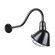 Angle Shade One Light Outdoor Gooseneck Light in Black (381|H-QSN18110-SA-91/QSNHL-A-91/QSNWGR-10``-91)