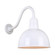 Deep Bowl Shade One Light Outdoor Gooseneck Light in White (381|H-QSN16112-SA-93/QSNB-42-93)