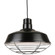 Warehouse One Light Pendant in Black (381|H-QSN15118-C-91/QSNWGR-18``-91)