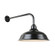 Warehouse One Light Outdoor Gooseneck Light in Black (381|H-QSN15117-SA-91/QSNB-13-91)