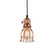 Aubrey One Light Pendant in Weathered Copper (381|H-99565-C-49-49)