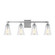 Monterro Four Light Vanity in Chrome (454|VS24704CH)