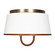 Katie Two Light Flush Mount in Time Worn Brass (454|LF1002TWB)