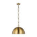 Whare One Light Pendant in Burnished Brass (454|EP1241BBS)