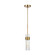 Geneva One Light Pendant in Burnished Brass (454|CP1161BBS)