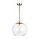 Atlantic One Light Pendant in Burnished Brass (454|CP1041BBS)