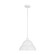 Barn Light One Light Outdoor Pendant in White (454|6236701-15)