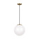 Leo - Hanging Globe LED Pendant in Satin Brass (454|602293S-848)