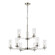 Zire Nine Light Chandelier in Brushed Nickel (454|3190309EN-962)