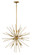 Tryst LED Chandelier in Burnished Gold (138|FR43015BNG)