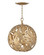 Botanica LED Chandelier in Burnished Gold (138|FR35108BNG)