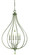 Dewdrop Six Light Pendant in Brushed Nickel (8|4446 BN)