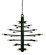 Simone 28 Light Foyer Chandelier in Antique Brass (8|4409 AB)