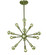 Simone 12 Light Chandelier in Antique Brass (8|4393 AB)