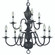 Jamestown Nine Light Chandelier in Satin Pewter (8|2529 SP)