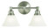 Taylor Two Light Wall Sconce in Brushed Nickel with Champagne Marble Glass Shade (8|2422 BN/CM)