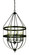 Hannover Six Light Foyer Chandelier in Mahogany Bronze (8|1018 MB)