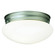 One Light Mushroom Ceiling in Brushed Nickel (112|6002-01-55)