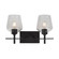 Chalice Two Light Bath Lighting in Black (112|5743-02-04)