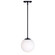 Selene One Light Pendant in Black (112|2746-01-04)